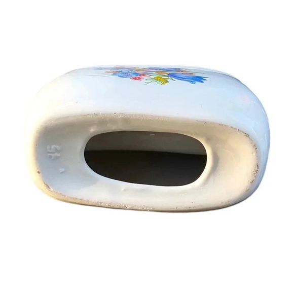 Dainty Corelle Napkin Holder-She's Got Some Discolorations.​​​​​ - Picture 3 of 4